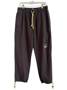 Round Two Gray Drawstring Waist Pants Large